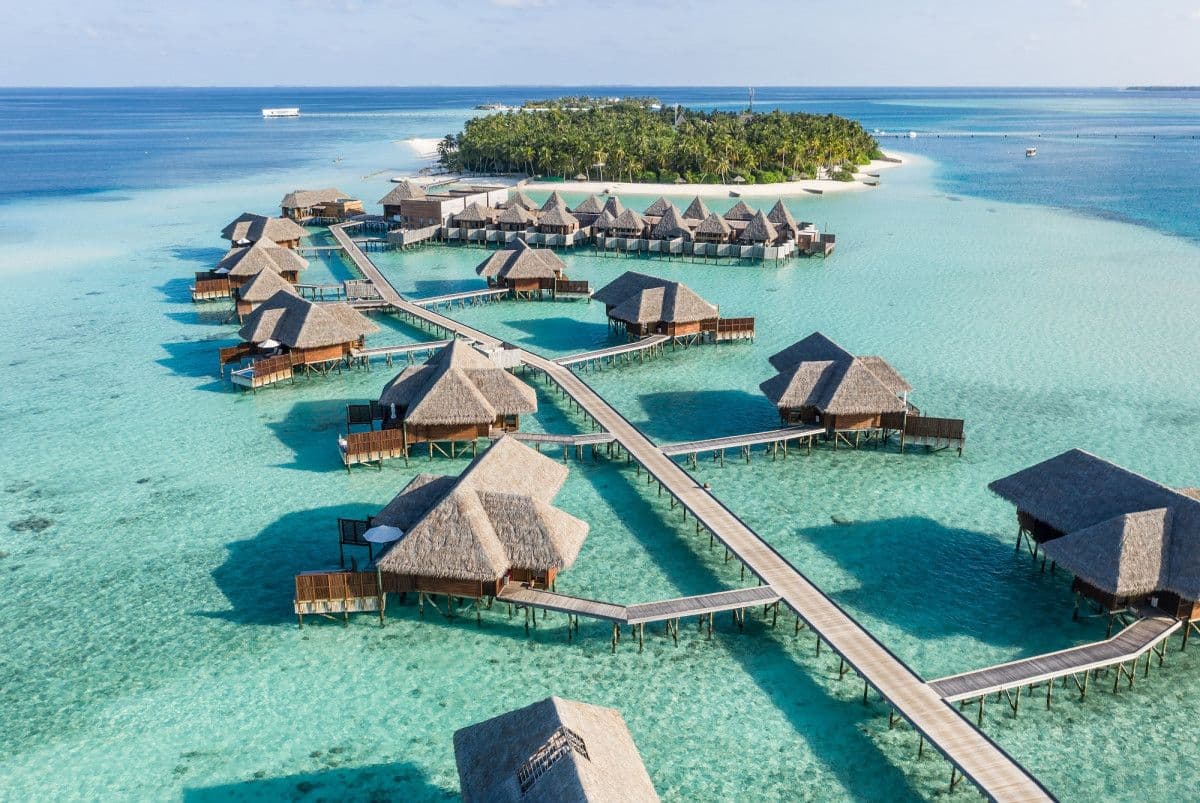 Overwater villa stay