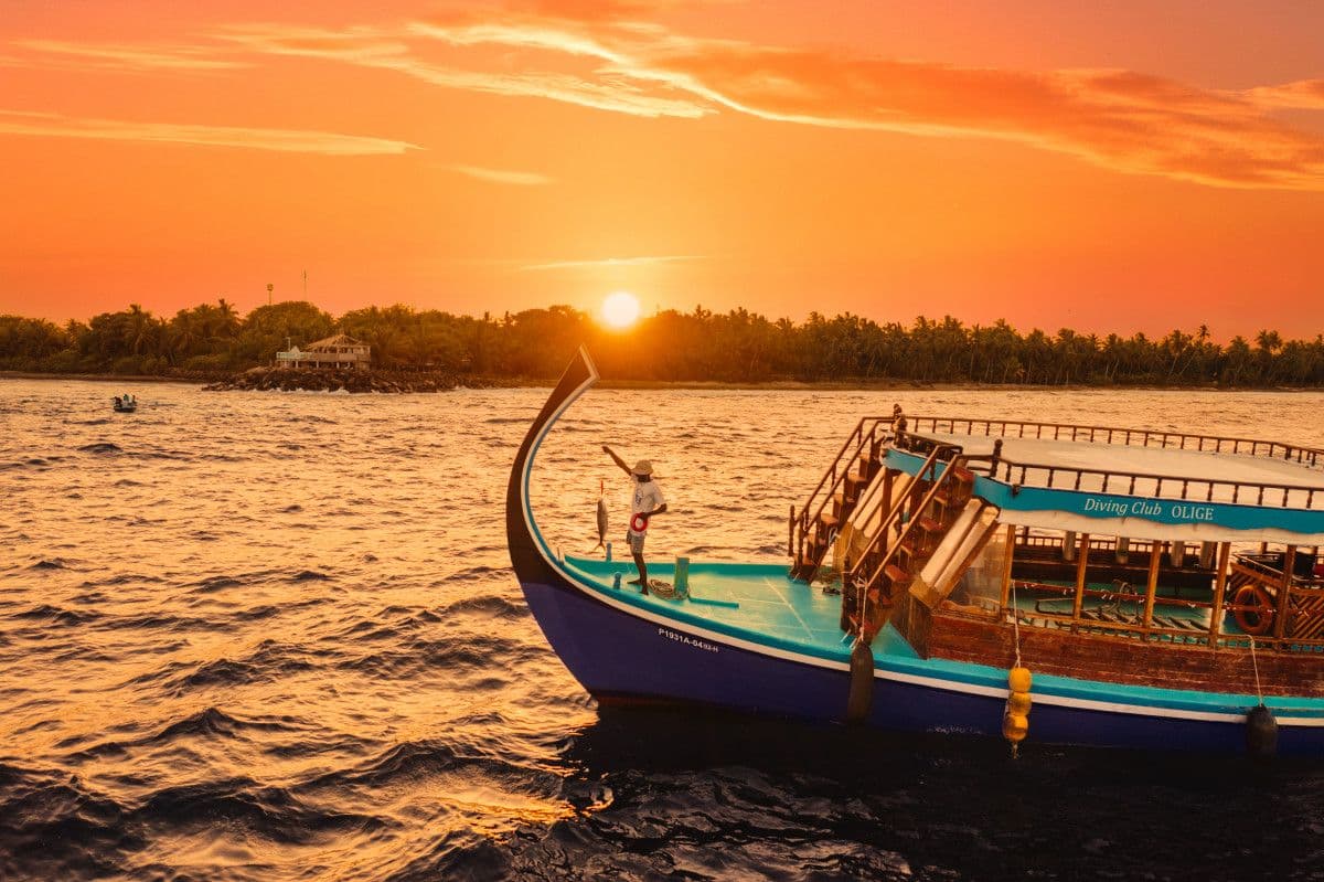 Sunset fishing