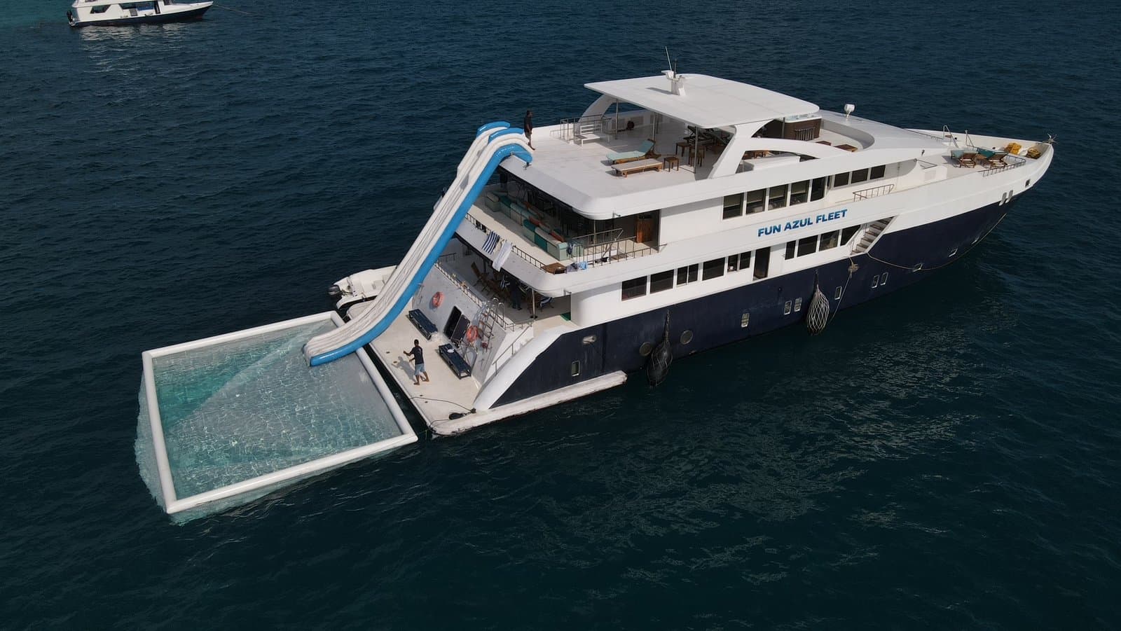 Blue liveaboard